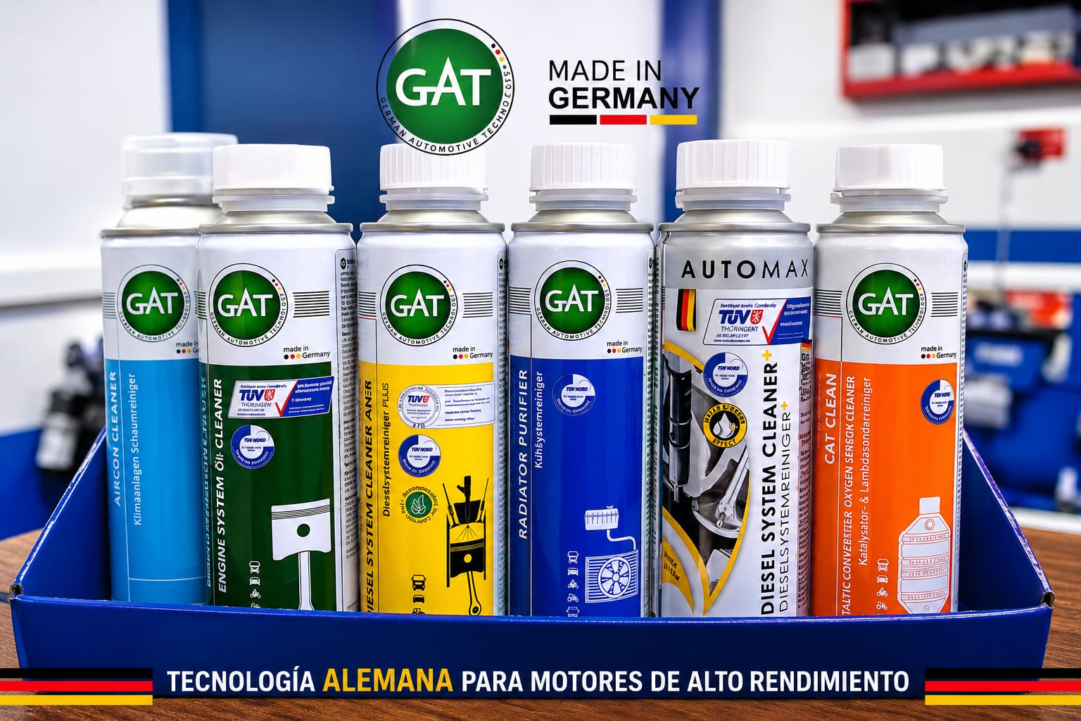 Productos GAT para mantenimiento automotriz