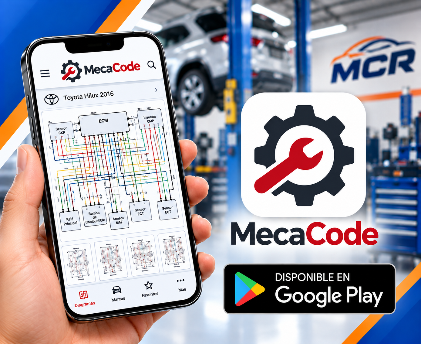 Carmin aplicación de información técnica automotriz